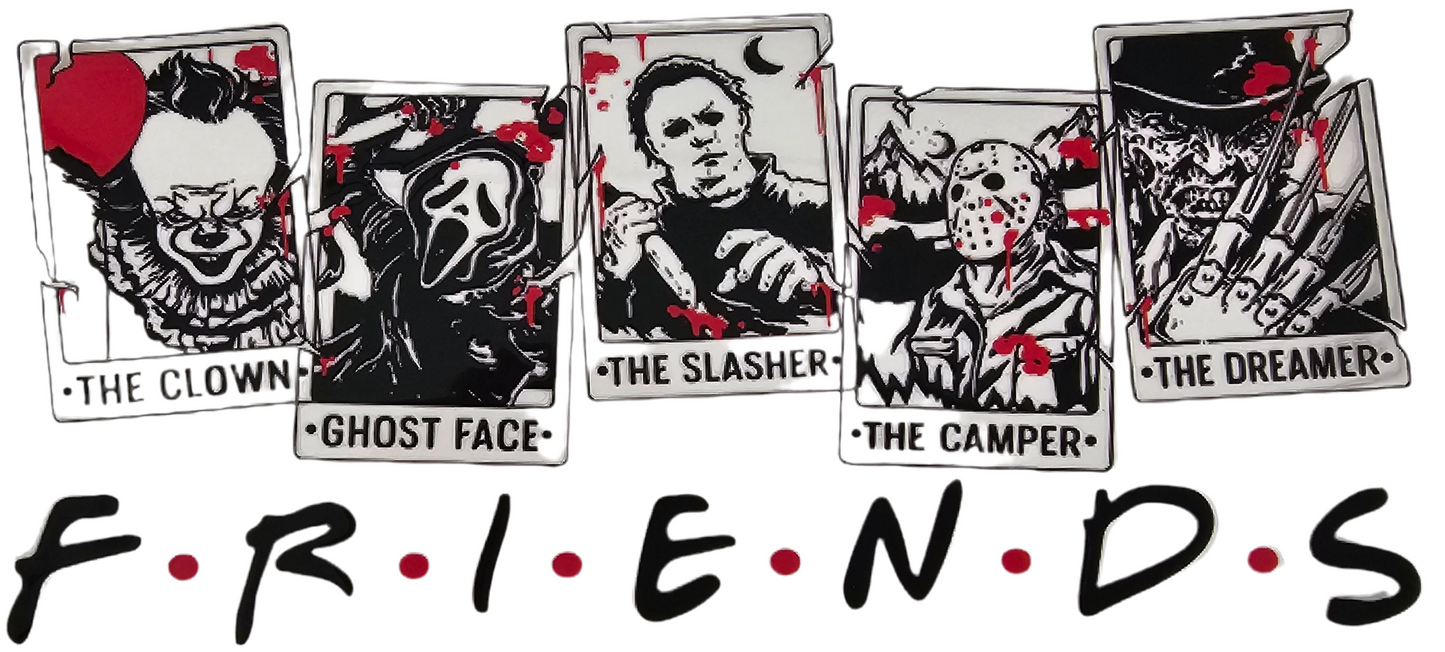 Halloween Friends 16oz UVDTF Wrap