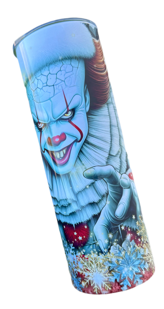 20oz Christmas Pennywise Skinny Tumbler