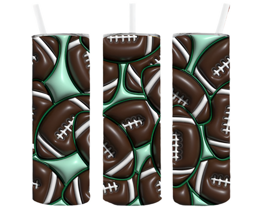 Football Puff Inflated Effect