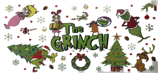 The Grinch UVDTF Wrap