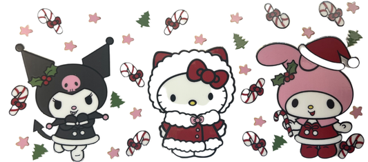 Xmas Hello Kitty UVDTF Wrap